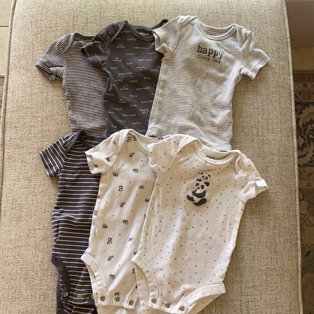 Carter’s panda 6 piece bundle